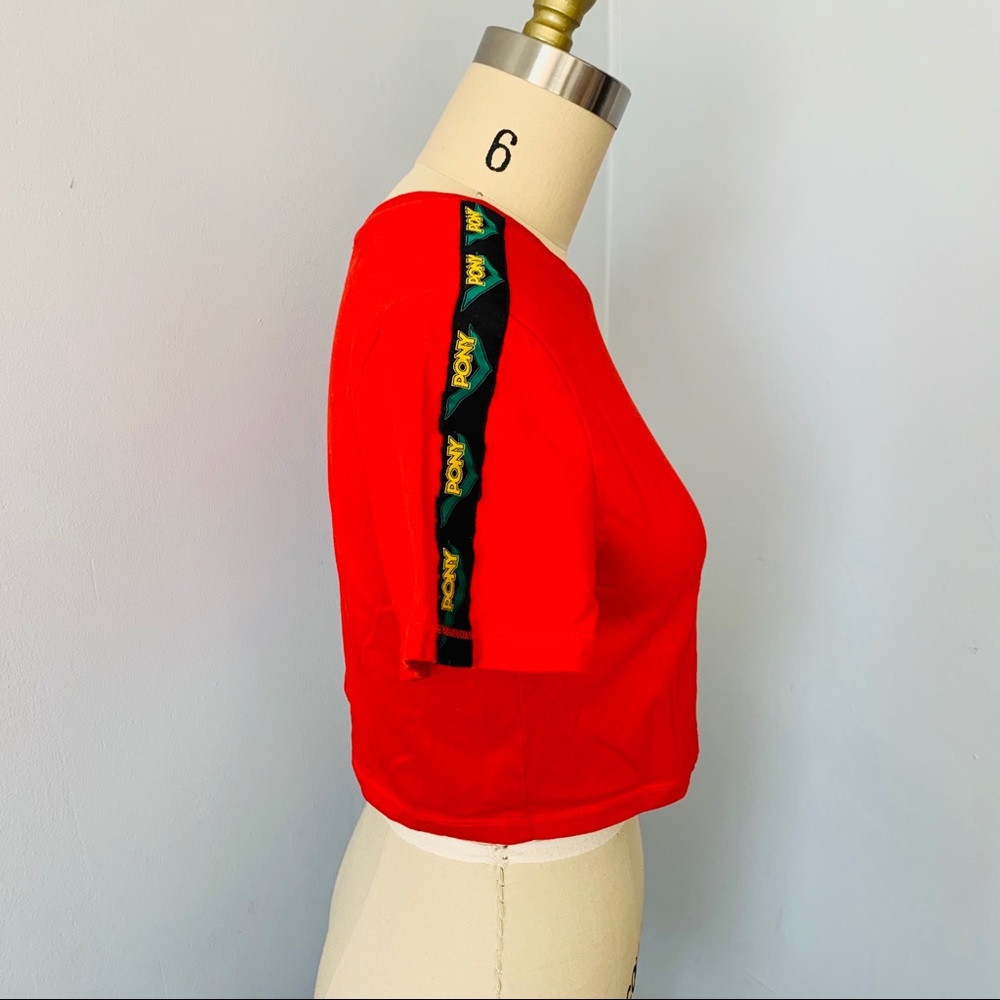 Forever 21 Pony Logo Trim Crop Top - Picture 4 of 8